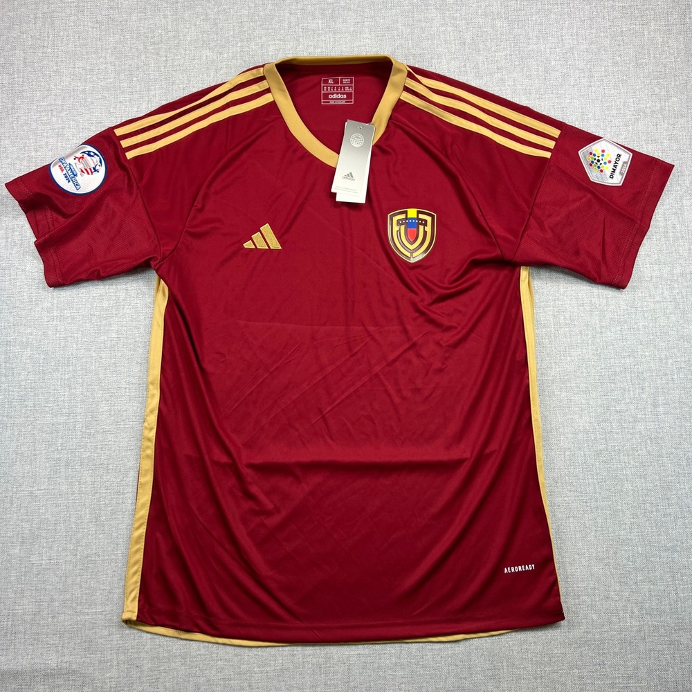 Adidas Venezuela 2024 Home Soccer Jersey Men XL AEROREADY Copa America Patch